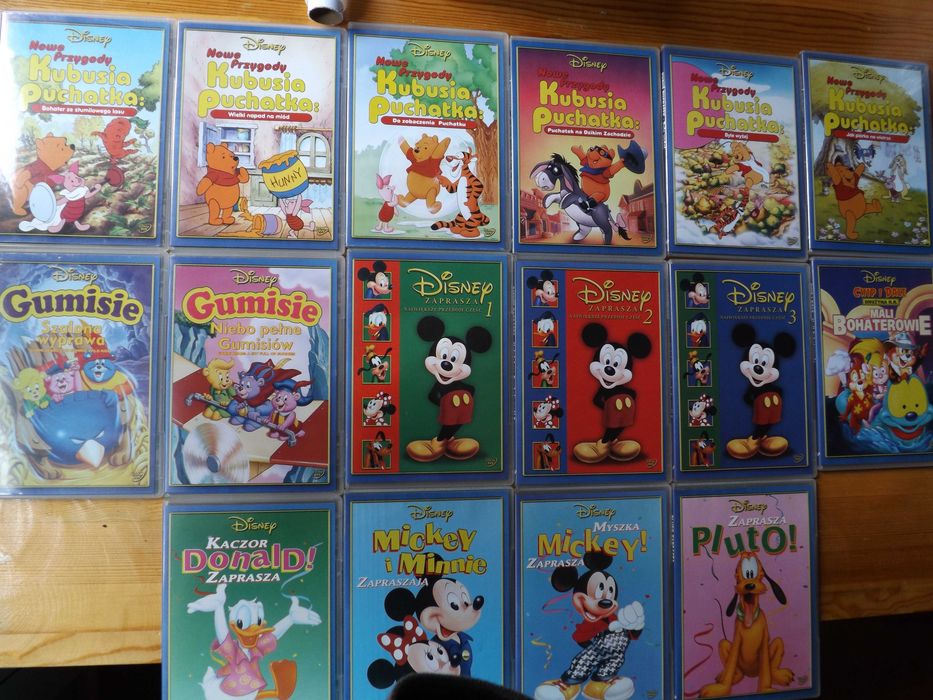 Disney, Puchatek, Gumisie, Chip, Pluto, Miki bajki filmy