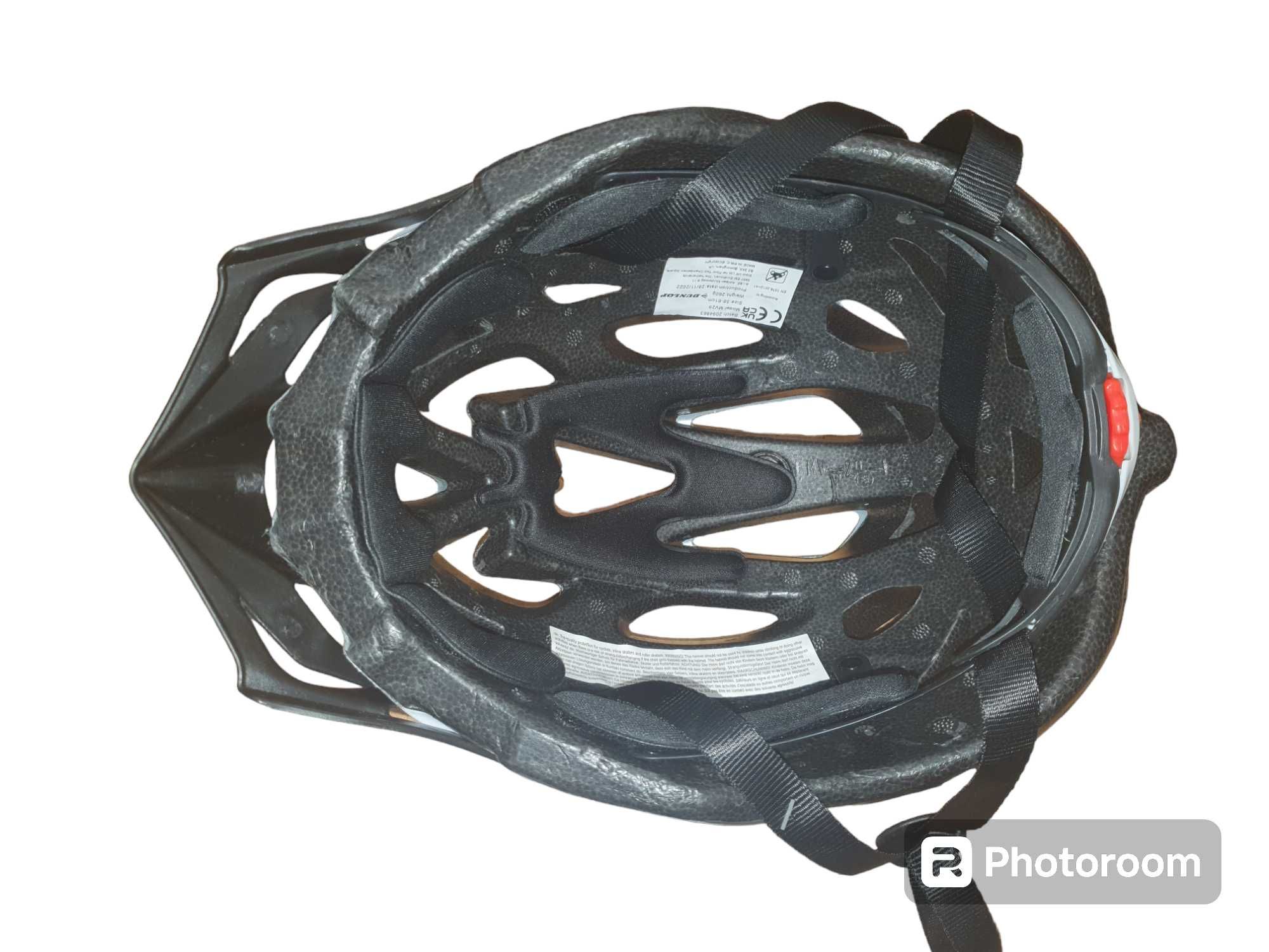 Kask rowerowy DUNLOP regulowany ( L - 58 - 61 cm )