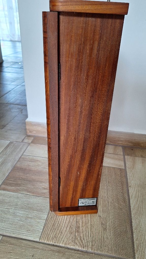 Zegar ścienny Metron PRL – drewno, vintage
