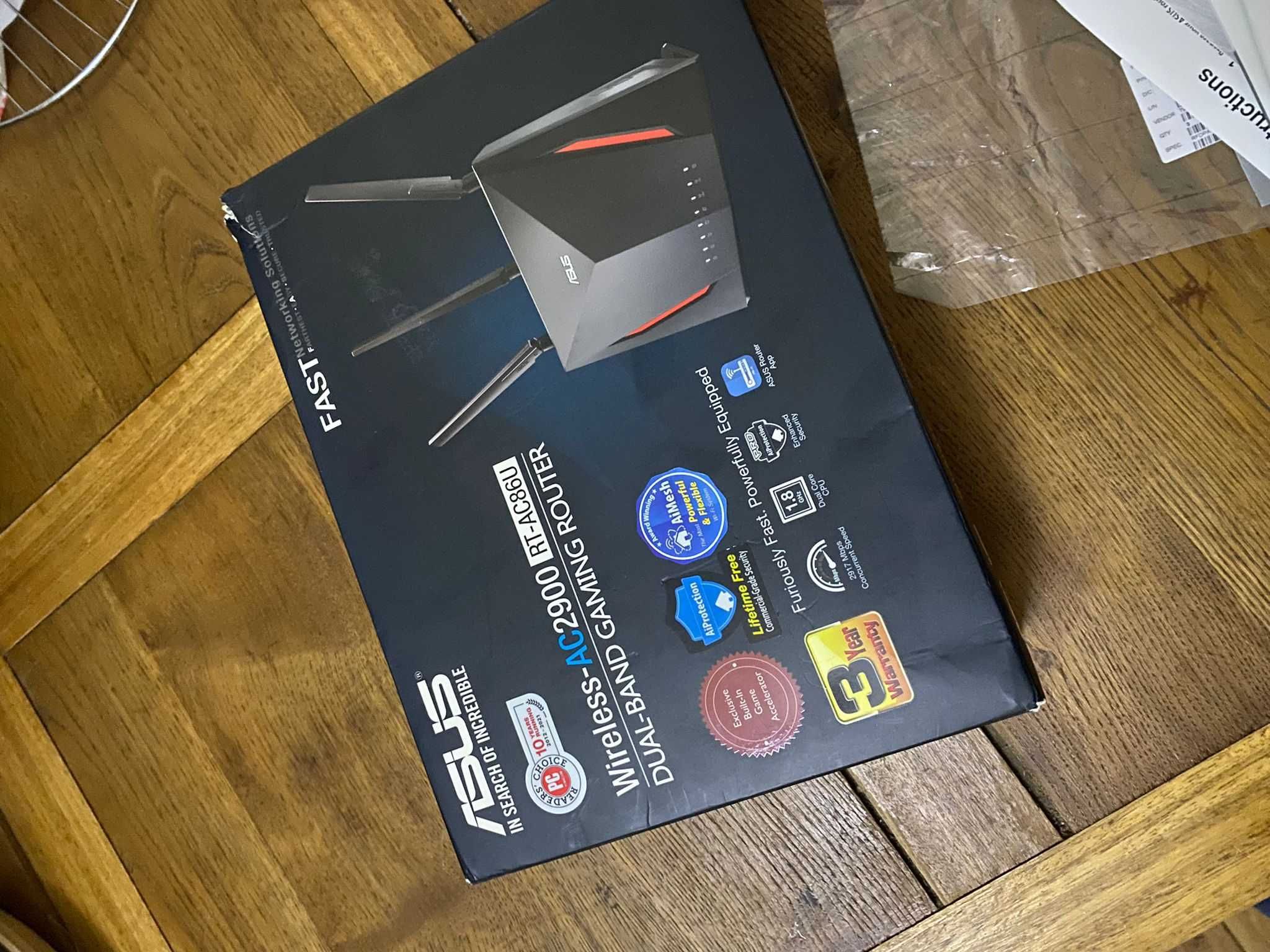 Roteador ASUS RT-AC86U Dual-Band Gaming Wi-Fi - Como Novo