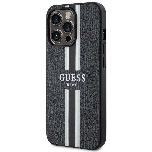 Etui Guess 4G Printed Stripes MagSafe dla iPhone 14 Pro Max