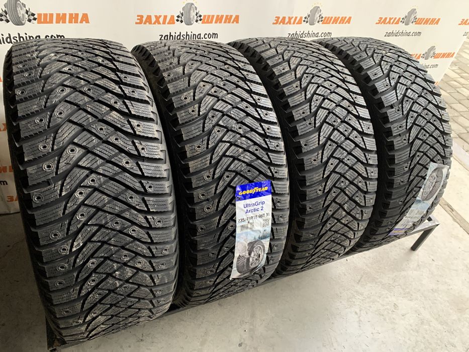 (8шт) нові 235/45R18 GoodYear UltraGrip Arctic 2 (98T XL) зимові шини