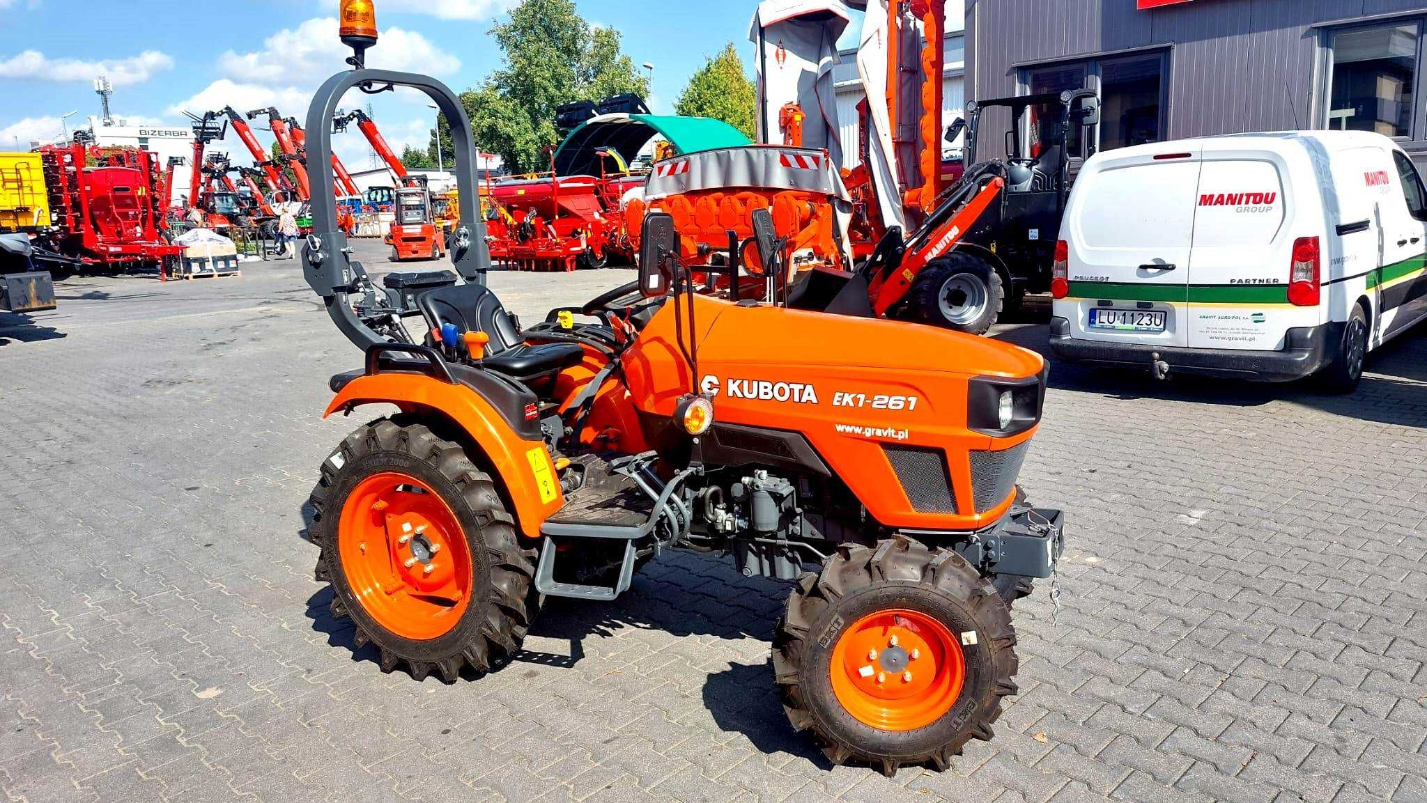 Traktorek ogrodniczy komunalny KUBOTA EK1 261