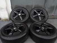 Czarne alufelgi 16 cali BROCK RC30 VW, Audi, Seat, Skoda, opony letnie