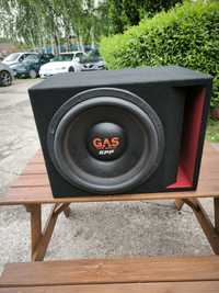 Subwoofer GAS GPP380D1 1500 RMS! 3000 Wat igła szczelina okazja bass!!