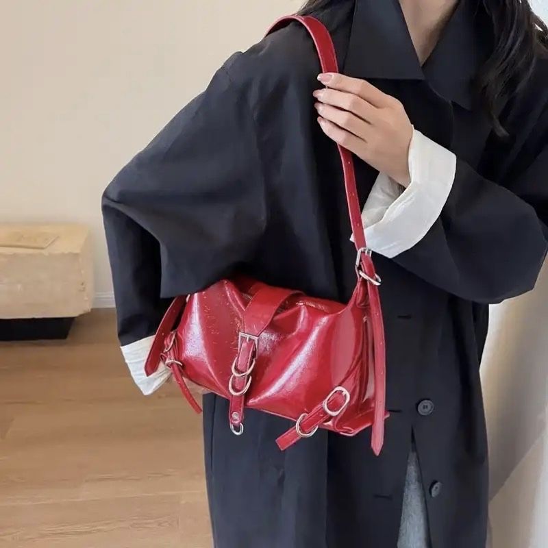Nowa czerwona torebka torba na ramię