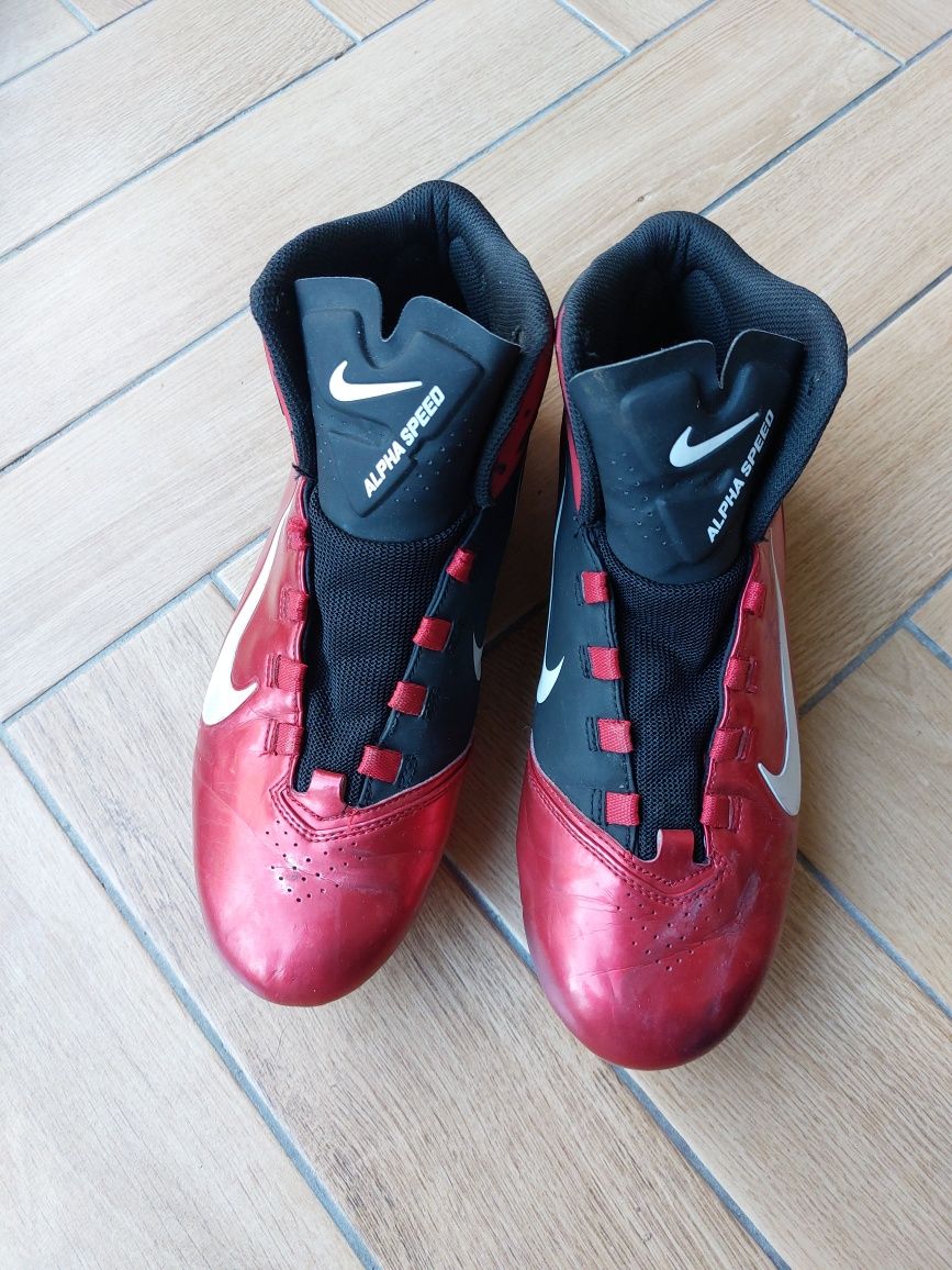 NIKE 45/46 Korki Alfha Speed Czerwone Sale