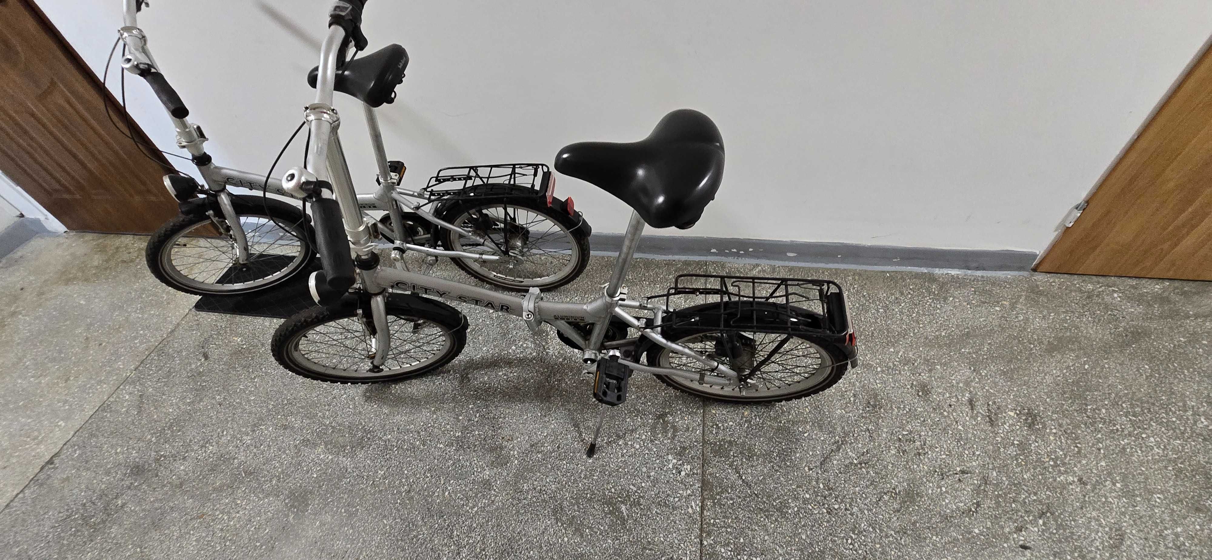 Rower aluminiowy składany 2szt.