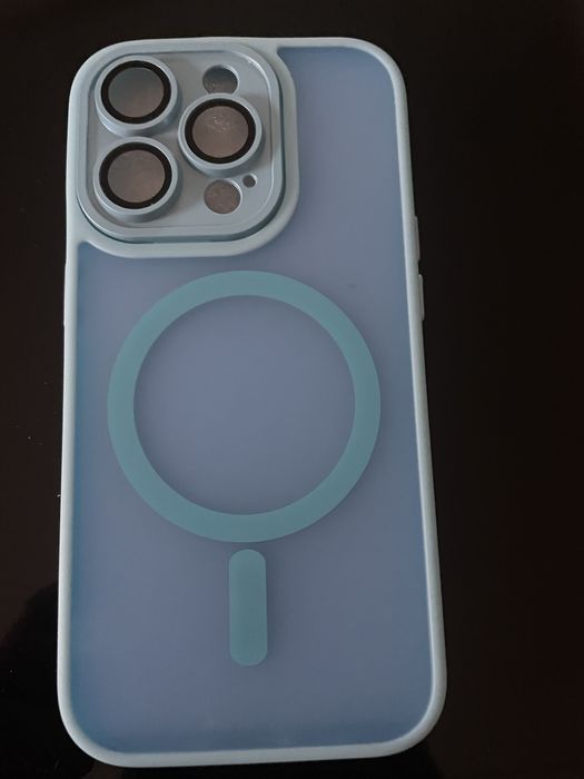 Iphone Pro Max Capa azul