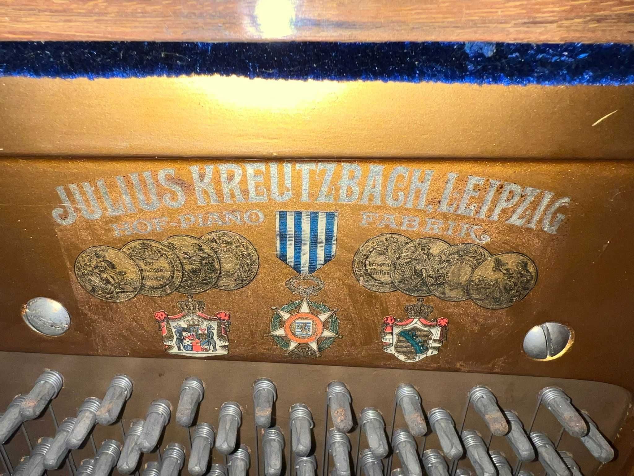 Pianino Julius Kreutzbach Leipzig