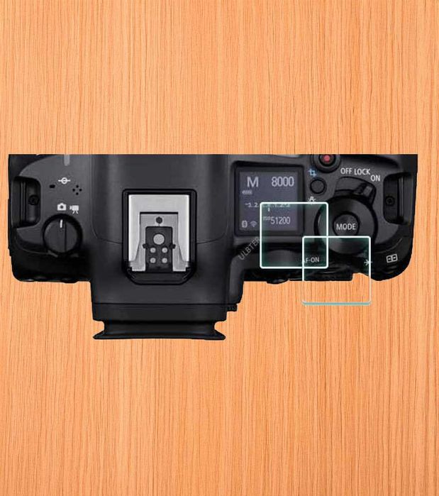 2x Películas PET Quadradas para Canon R, R5 e R5ii