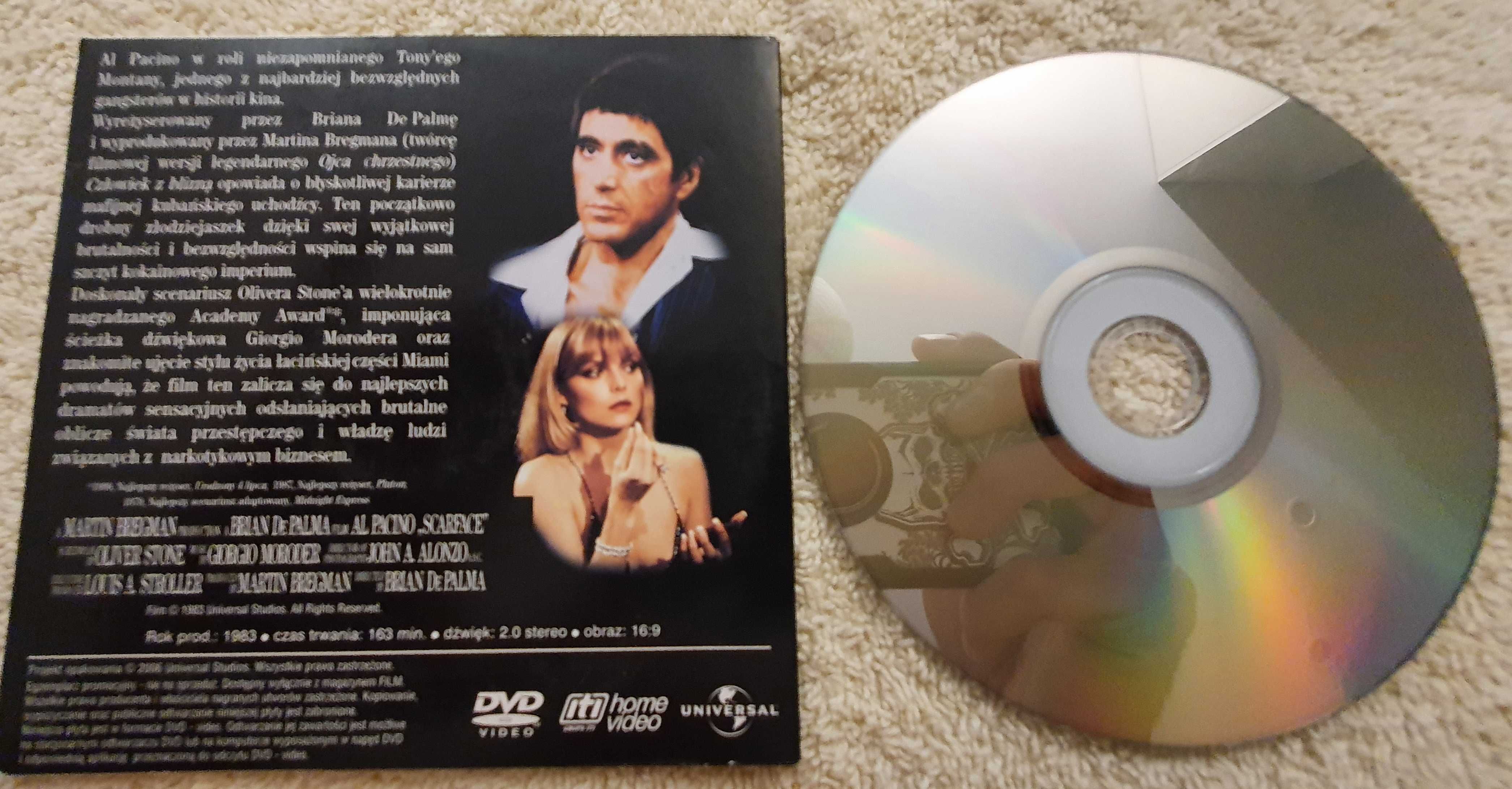 Film "Człowiek z blizną" - płyta DVD