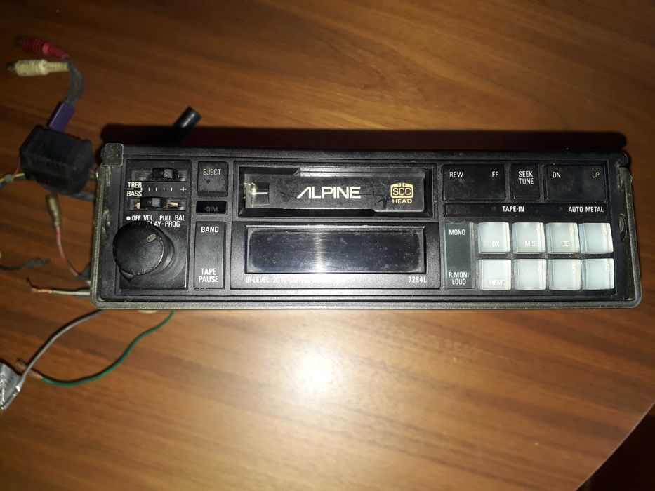 Auto radio alpine vintage
