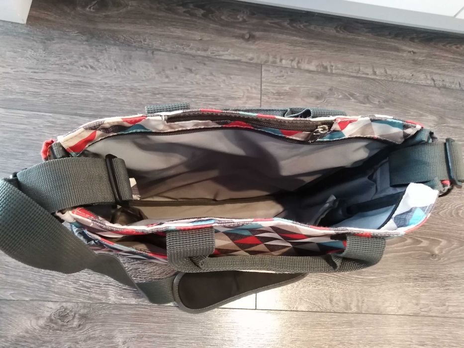 Torba do wózka Skip Hop Duo Signature Triangles mata przewijak