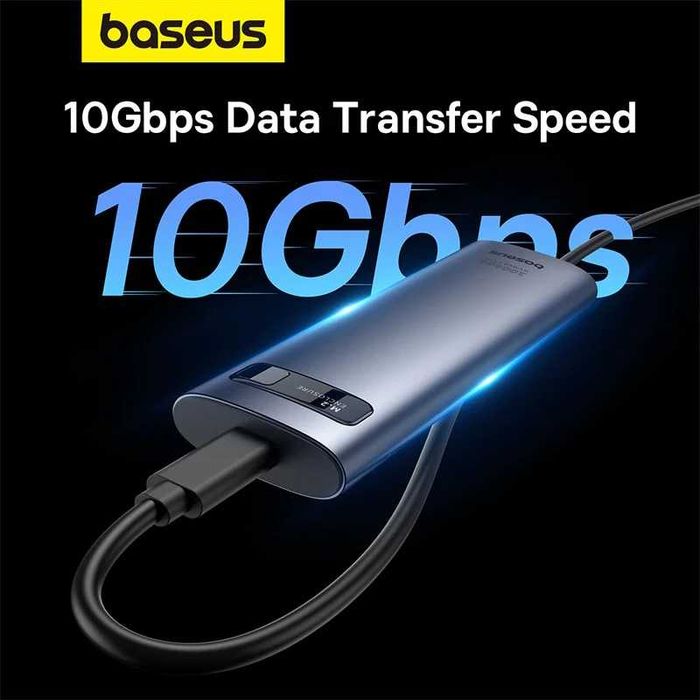 Внешний карман Baseus M2 SSD Case NVME SATA Dual Protocol USB 3.2 Gen2