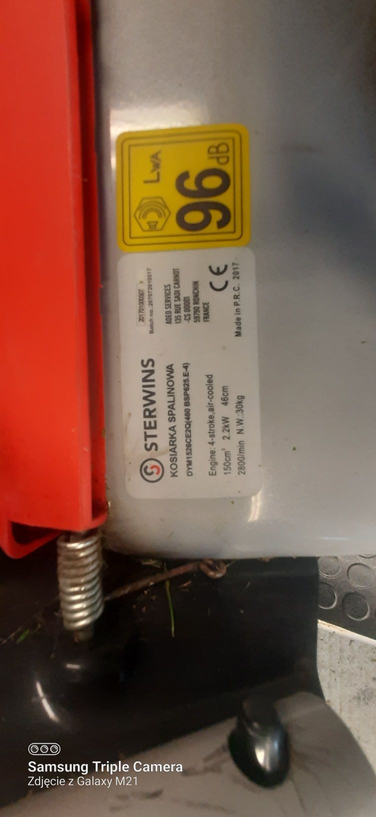 Kosiarka z napedem briggs 625