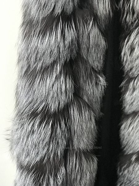 Жилет чернобурка