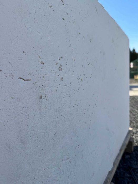 Donica ogrodowa LINE Śnieżnobiała, Niemalowana ozdobna IMPRESTONE