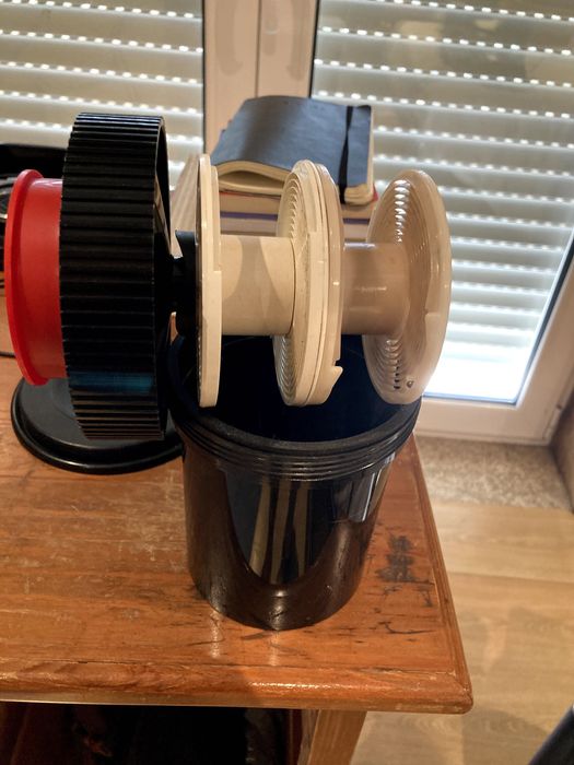 Tanque de revelação duplo