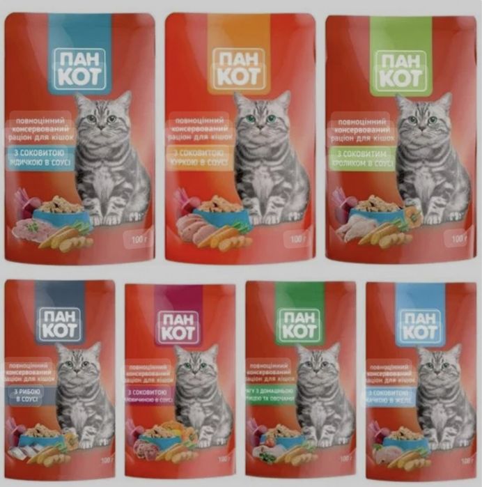 Корм для котів Мяу з куркою .11кг