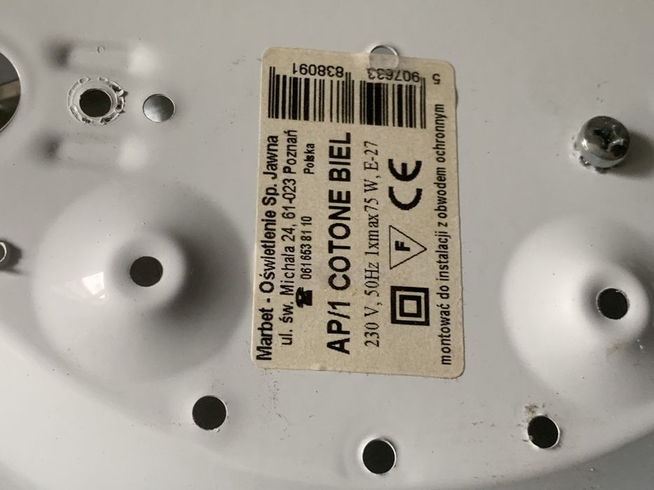 Półplafon / Kinkiet / Lampa