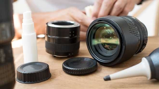 Limpeza de Objetivas e Sensor de Máquina Fotográfica