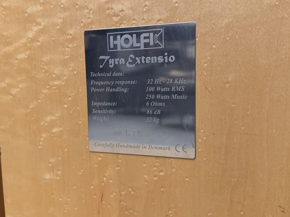 Holfie Tyra Extensio kolumny podlogowe scanspeak