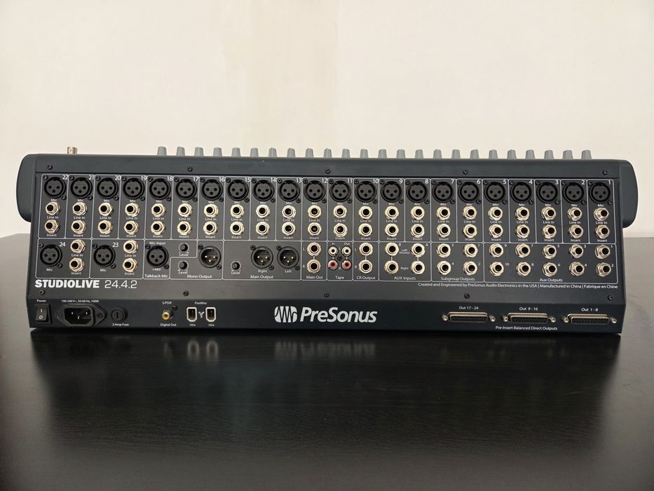 Mesa som - Presonus Studio live 24.4.2