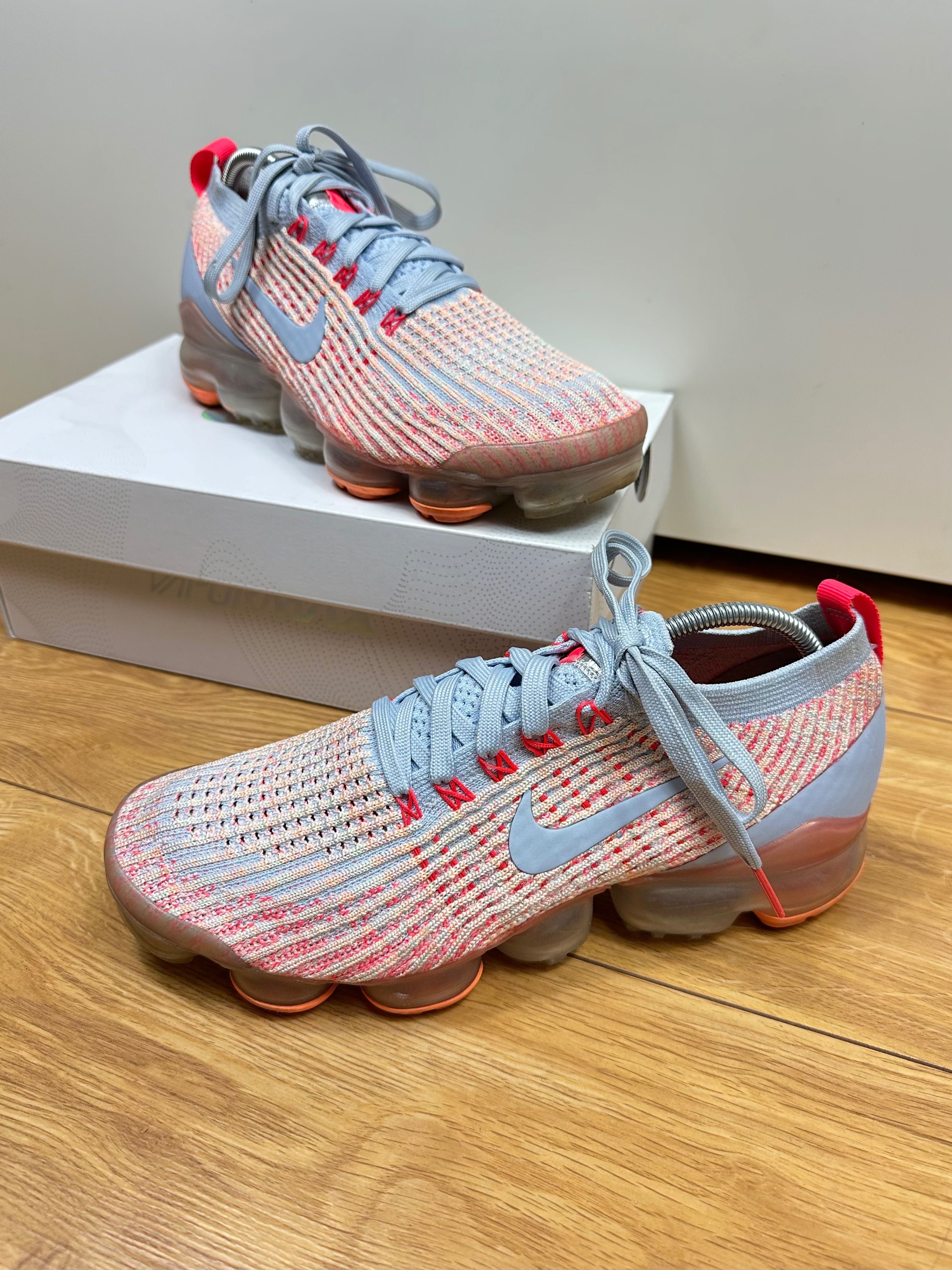 Buty Nike Air VaporMax Flyknit 3 Hydrogen Blue/Orange Pulse