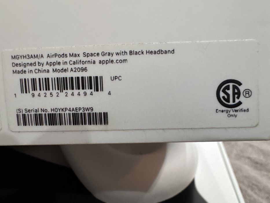 AirPods Max A2096 - навушники Apple