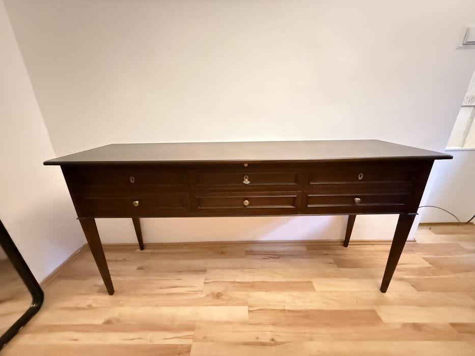 Konsola komoda dębowa