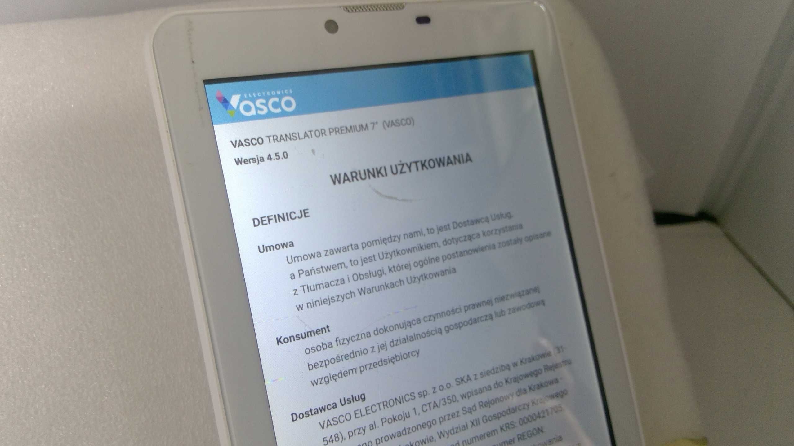 Translator Vasco Electronics Translator Premium 7 nr1525