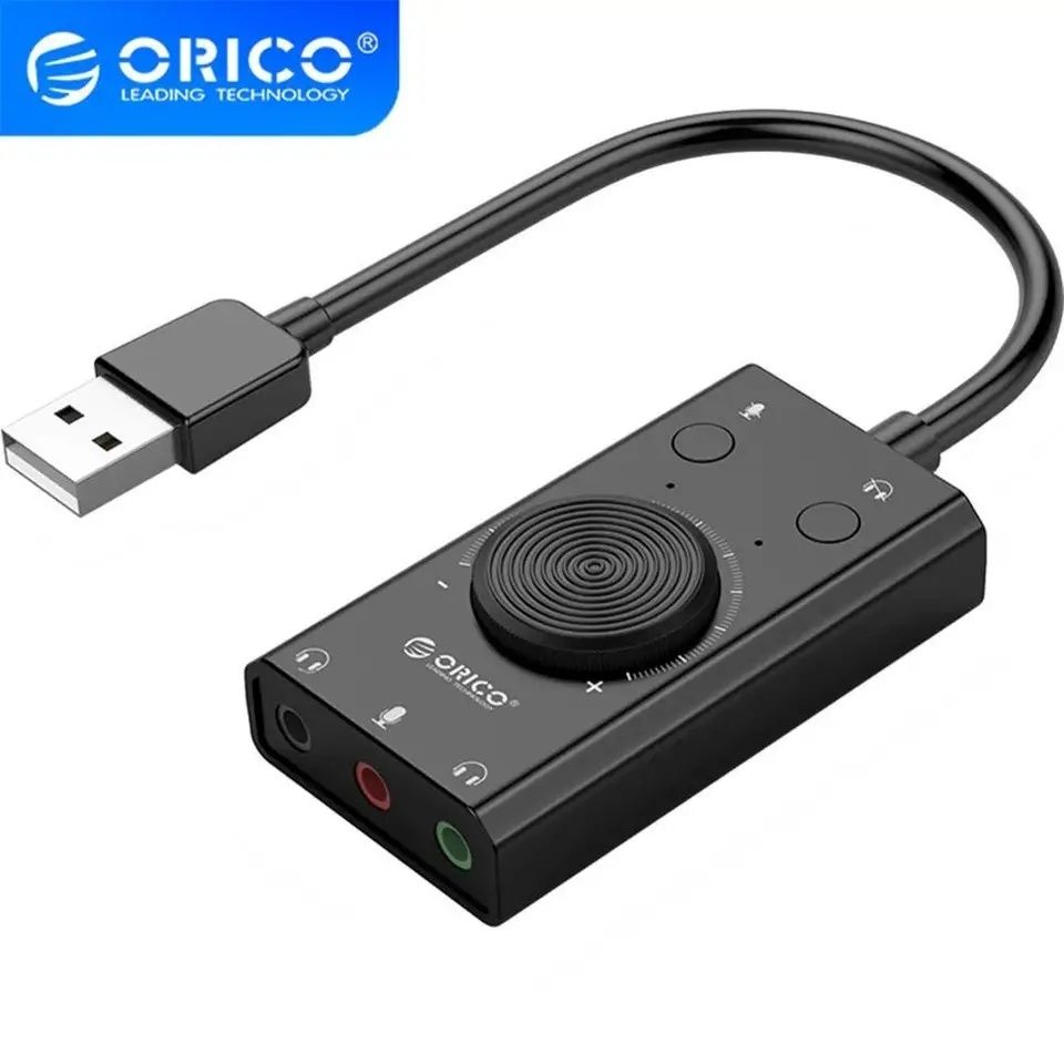 Якісна USB звукова карта Orico з власним процесором