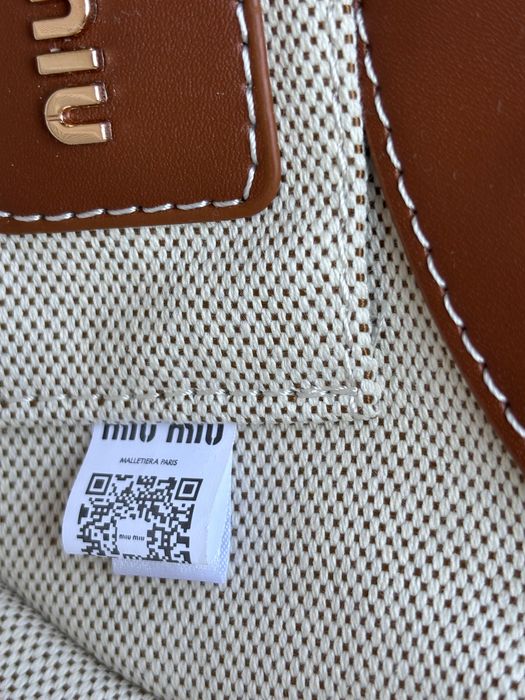 Bolsa em Verga Miu Miu