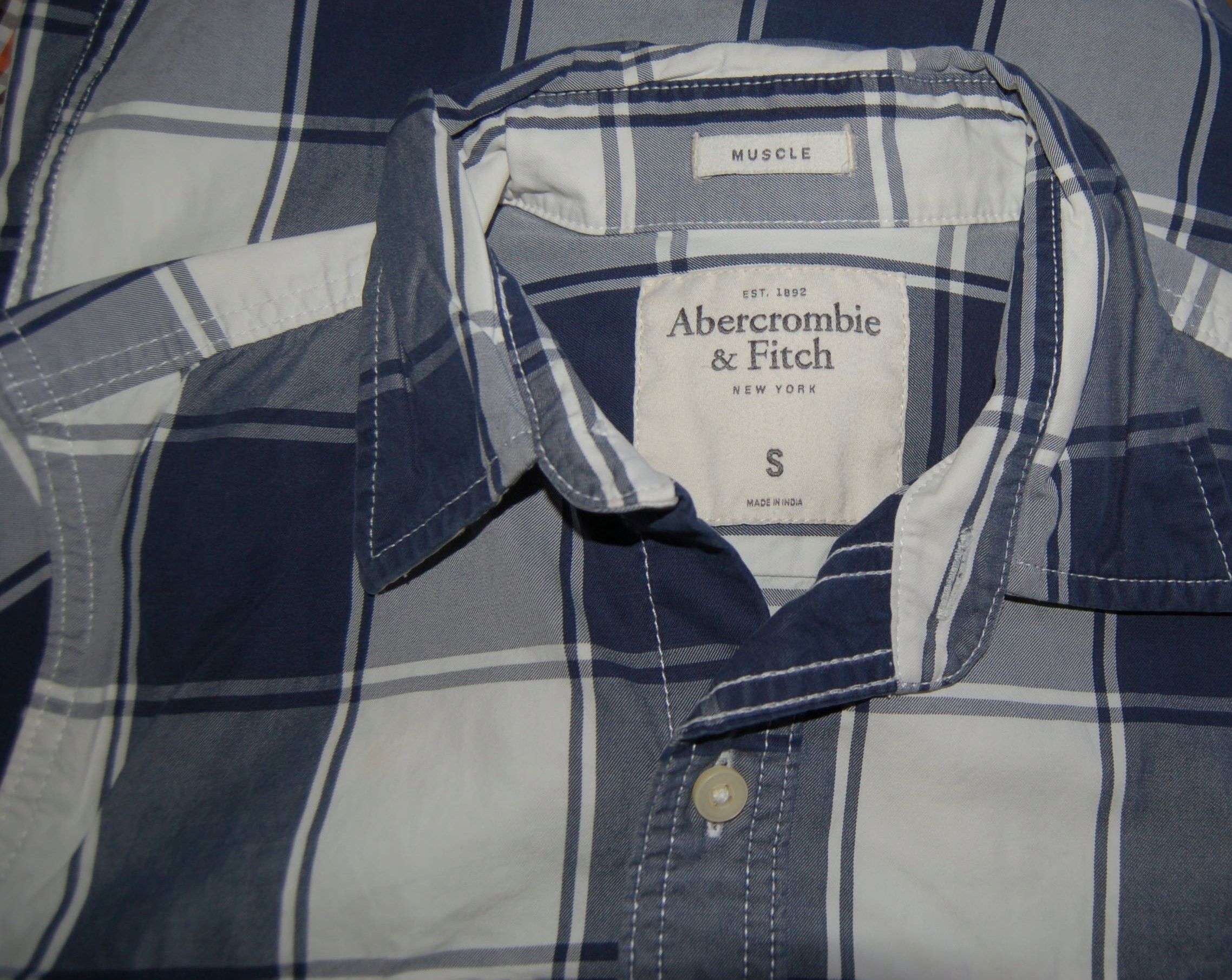 Abercrombie&fitch roz.S koszula męska w kratę