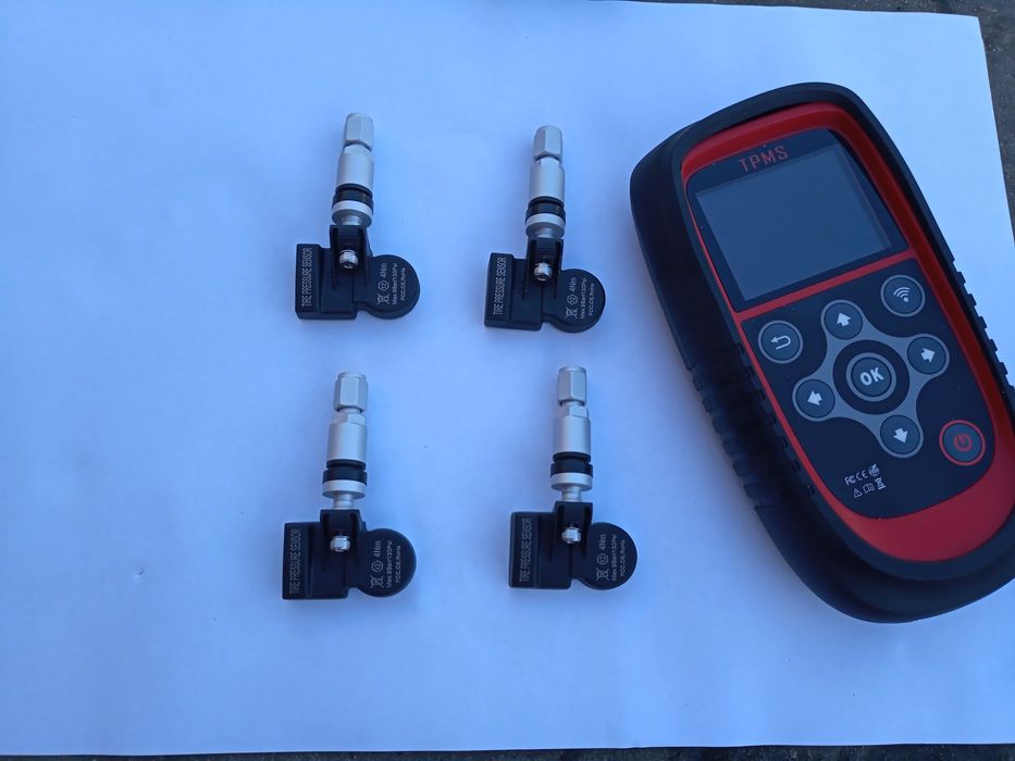 Czujniki 4 szt Tpms ciśnienia 433 Mhz Nowe przypisane do auta