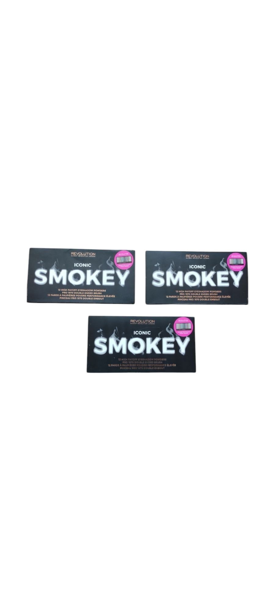 Revolution Iconic Smokey Eyeshadow Palette Zestaw 3 sztuki! Super!