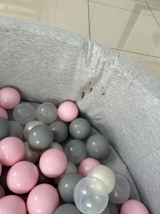 Suchy basen z kulkami Kiddy Moon super stan szary