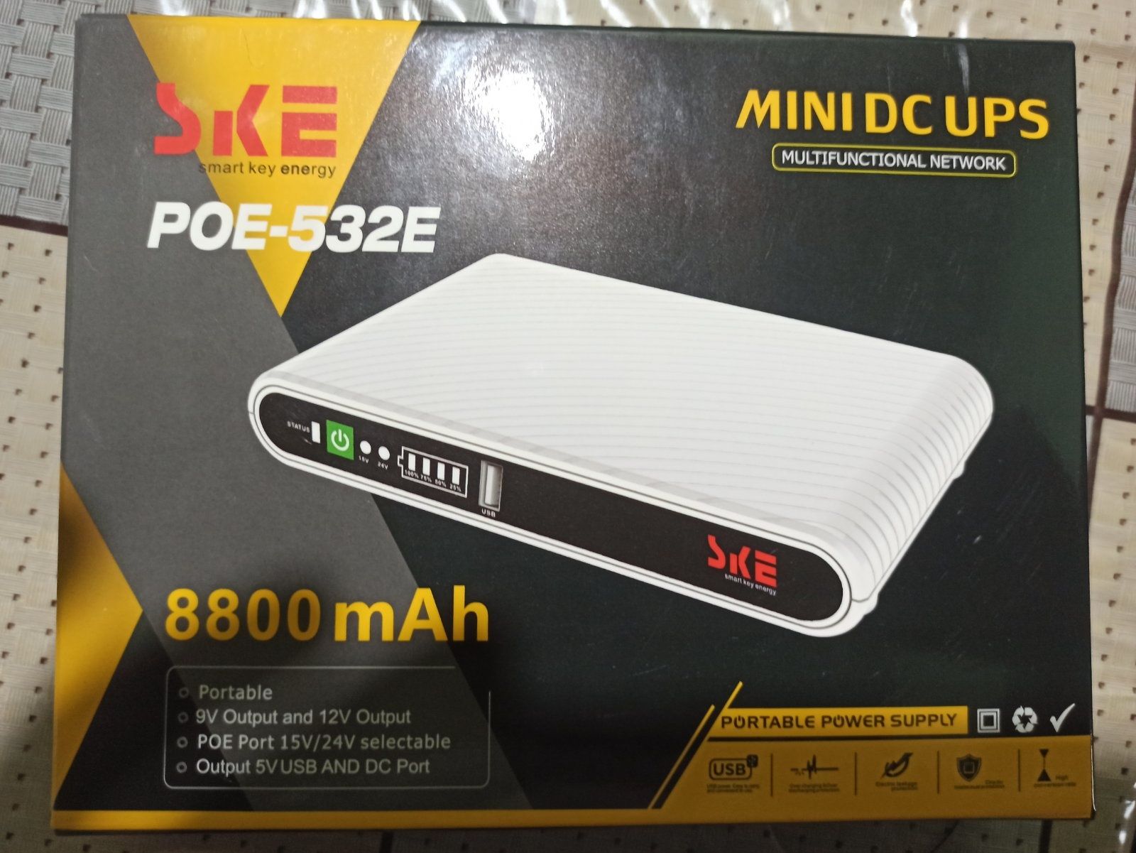 SKE POE-532E Mini UPS 8800 mAh