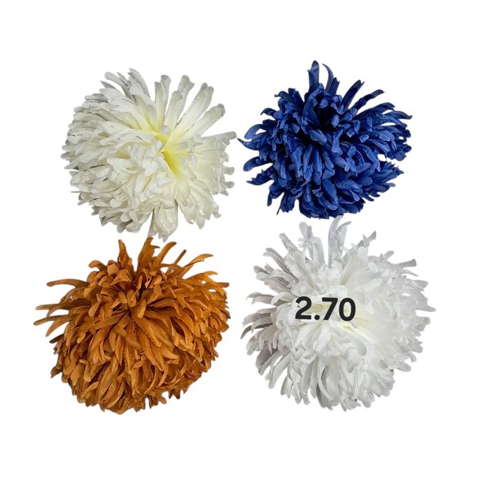 Chryzantema sztuczna główka wyrobowa