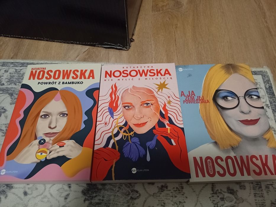 3 x Nosowska ksiazki