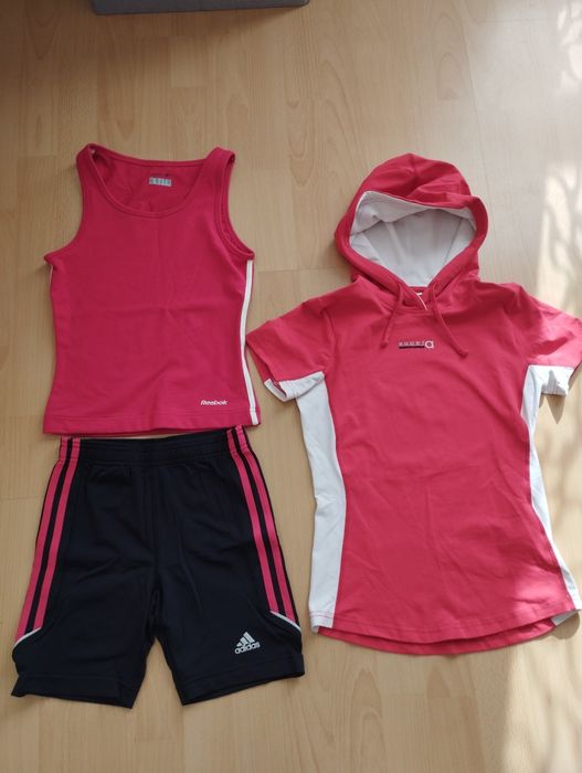 Spodenki Adidas+ koszulka Reebok XS oraz gratis
