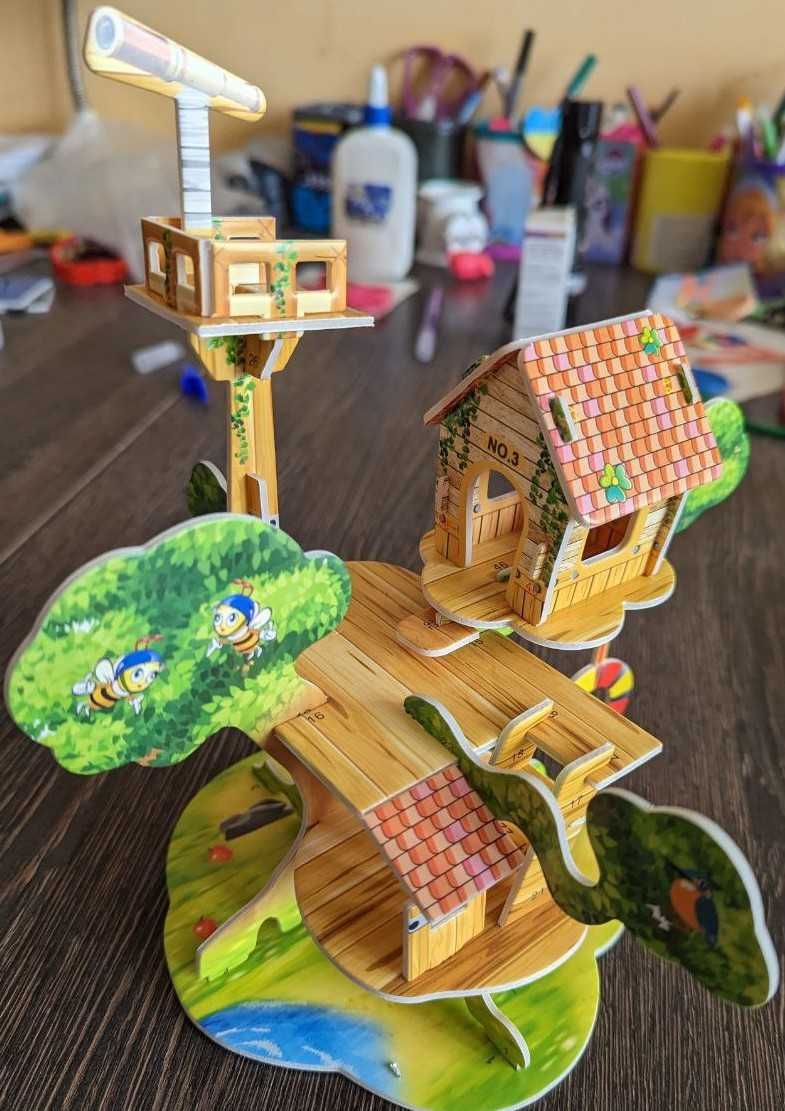 Іграшковий будиночок конструктор картон