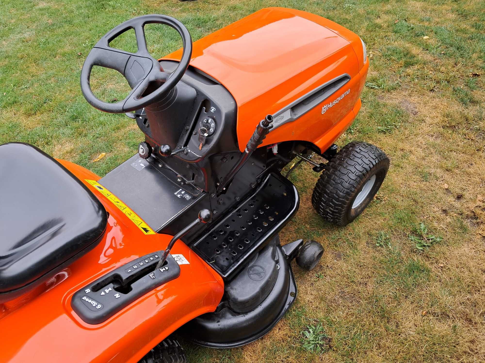 Traktorek kosiarka z koszem Husqvarna Briggs&stratton