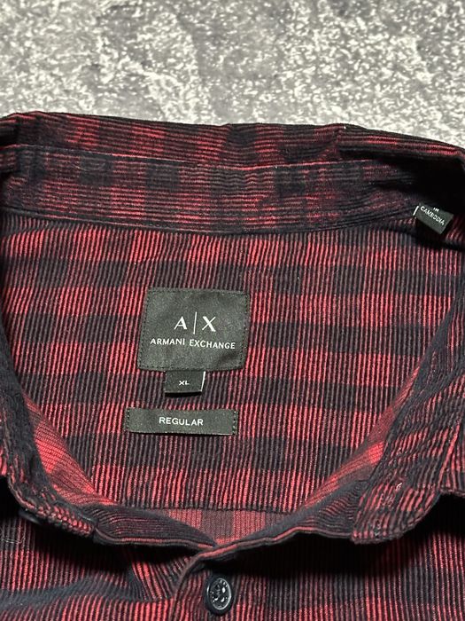 Вельветова сорочка Armani Exchange оригінал, розмір XL