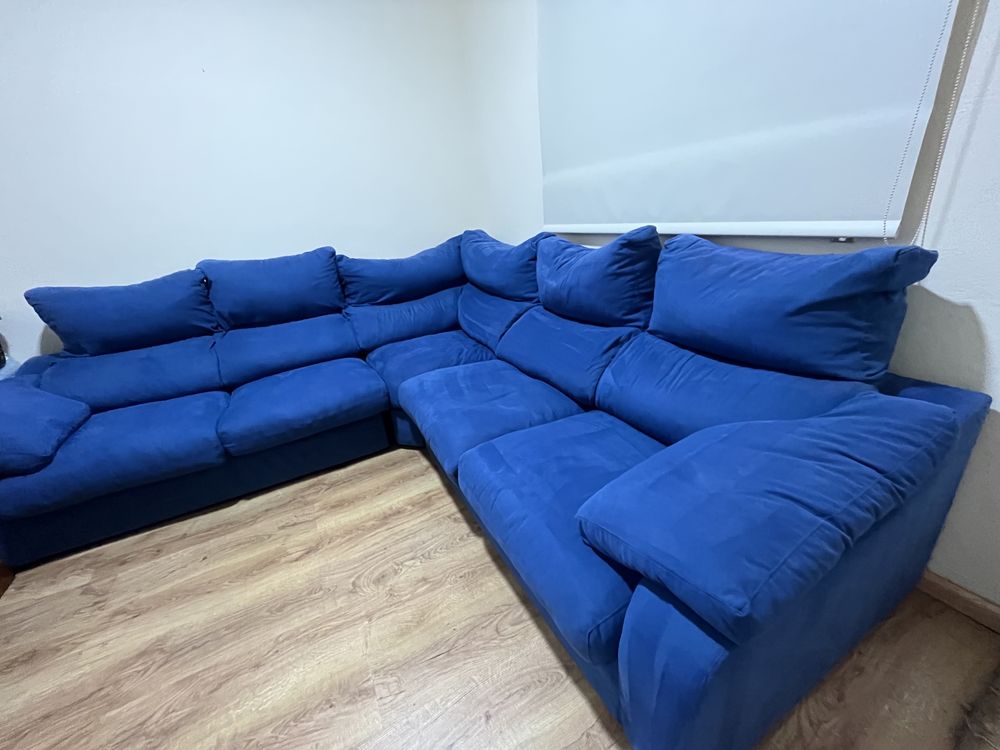 Sofas aveludados como novos