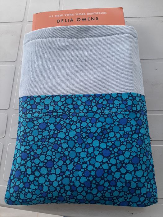 Book Sleeves em ganga, tecido e forrados