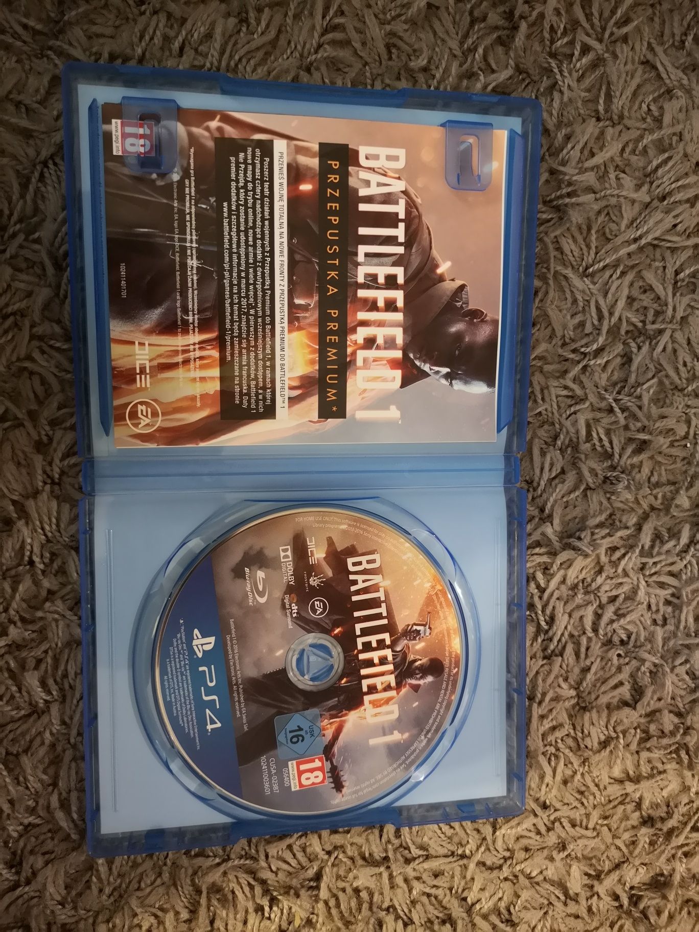 Battlefield 1 PS4 polska wersja językowa