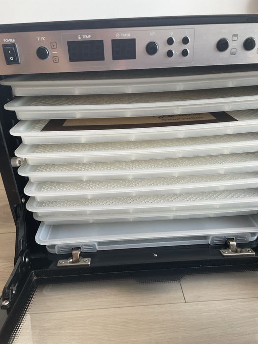 Sedona Combo z Metalowymi Tackami - Suszarka do Owoców, Warzyw i Ziół