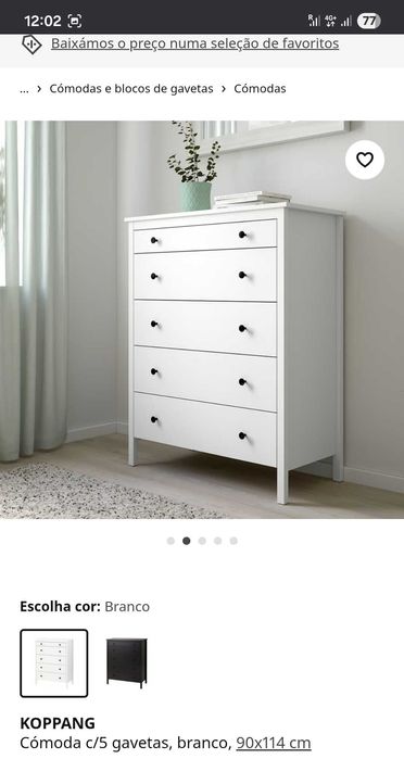 Comoda 5 gavetas